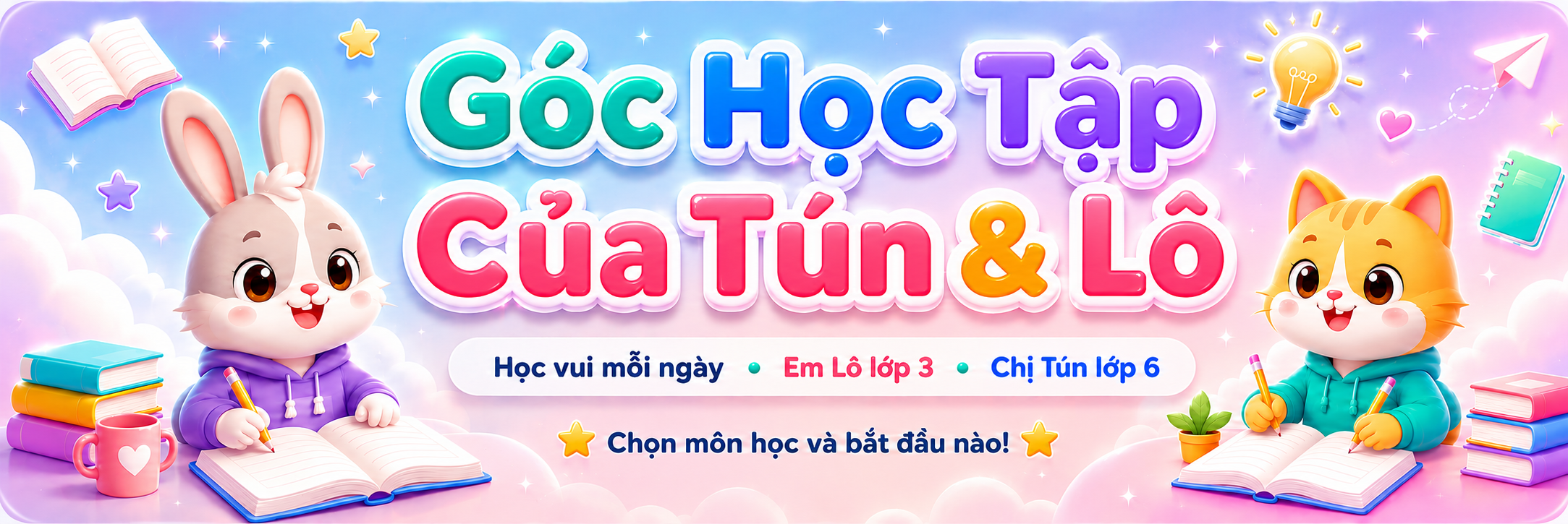 Góc Học Tập Của Tún & Lô